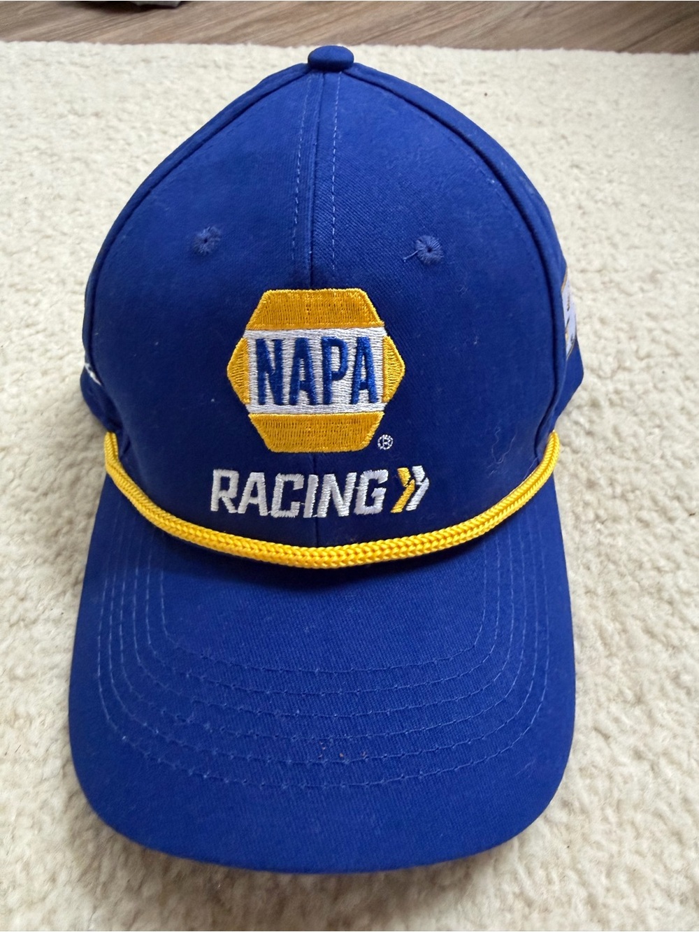 NAPA Racing Blue & Yellow Baseball Cap Hat